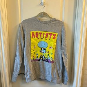 Squidward SpongeBob Artists Only Sweatshirt Forever21